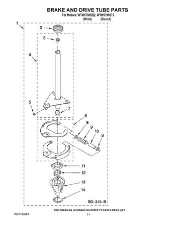 Diagram for WTW5790ST2