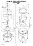 Diagram for 03 - Agitator, Basket And Tub Parts