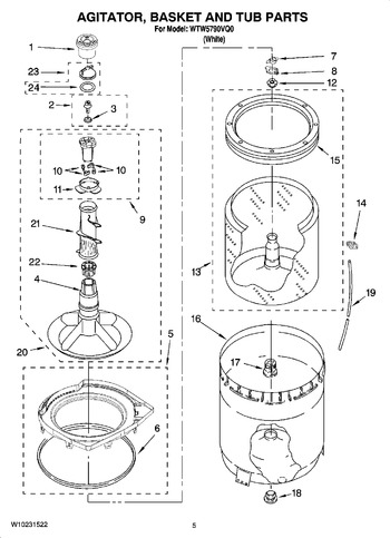 Diagram for WTW5790VQ0