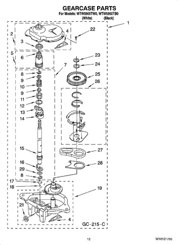 Diagram for WTW5900TB0