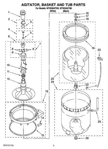 Diagram for WTW5900TB0