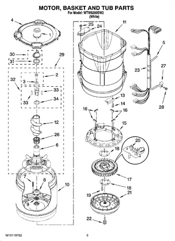 Diagram for WTW6200SW2