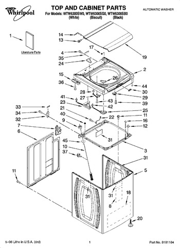 Diagram for WTW6300SB0