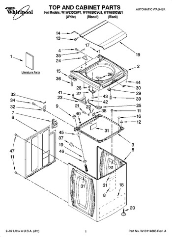 Diagram for WTW6300SG1