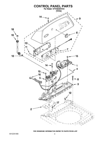 Diagram for WTW6340WW0