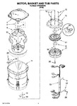 Diagram for 03 - Motor, Basket And Tub Parts