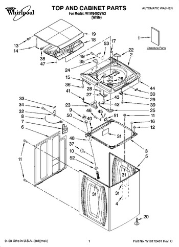 Diagram for WTW6400SW3