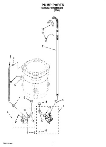 Diagram for WTW6400SW3