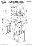 Diagram for 01 - Top And Cabinet Parts