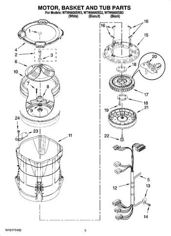 Diagram for WTW6600SB3