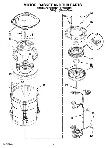 Diagram for WTW6700TU1