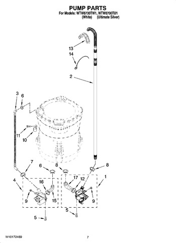 Diagram for WTW6700TU1