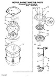 Diagram for 03 - Motor, Basket And Tub Parts