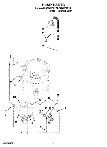 Diagram for WTW6700TU2