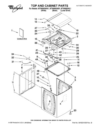 Diagram for WTW6800WL1