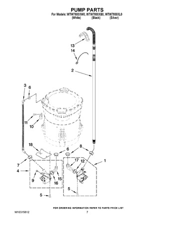 Diagram for WTW7800XL0