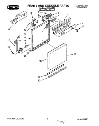 Diagram for WU4300B1