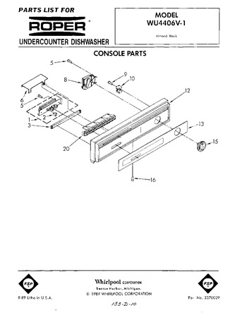 Diagram for WU4406V1