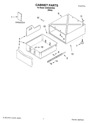 Diagram for XAMC891MQ0