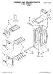 Diagram for 01 - Cabinet And Drawer Parts