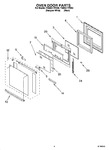 Diagram for 03 - Oven Door Parts