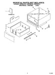 Diagram for 05 - Pedestal Parts (not Included), Optional Parts (not Included)