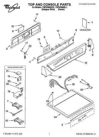 Diagram for YGEW9868KL1