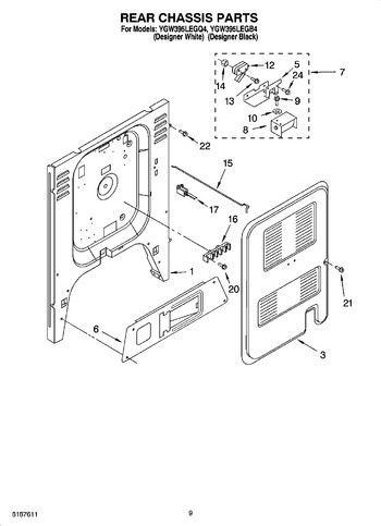 Diagram for YGW395LEGB4