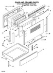 Diagram for 05 - Door And Drawer Parts