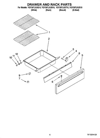 Diagram for YGY397LXUQ10