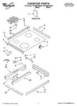 Diagram for 01 - Cooktop Parts