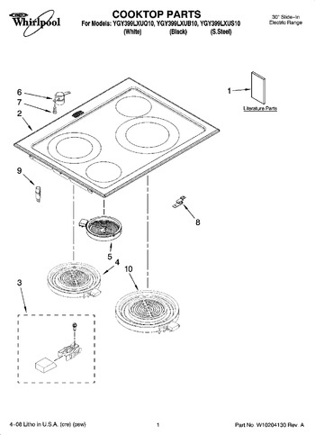 Diagram for YGY399LXUS10