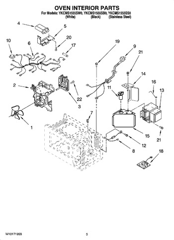 Diagram for YKCMS1555SW0