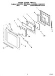 Diagram for 03 - Oven Door Parts