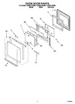 Diagram for 03 - Oven Door Parts