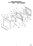 Diagram for 03 - Oven Door Parts