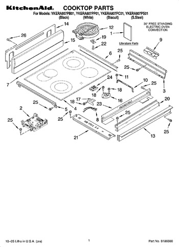 Diagram for YKERA807PS01