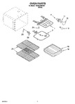 Diagram for 05 - Oven Parts