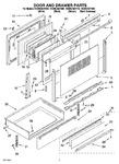 Diagram for 03 - Door And Drawer Parts