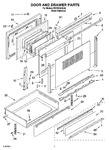 Diagram for 03 - Door And Drawer Parts