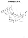 Diagram for 02 - Control Panel Parts