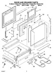 Diagram for 04 - Door And Drawer Parts