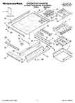 Diagram for 01 - Cooktop Parts