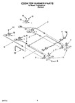 Diagram for 02 - Cooktop Burner Parts