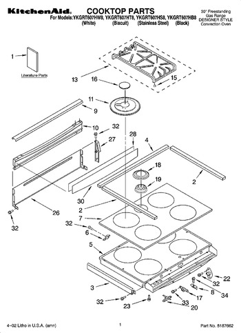 Diagram for YKGRT607HT8