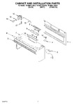 Diagram for 06 - Cabinet And Installation Parts