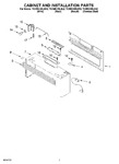 Diagram for 06 - Cabinet And Installation Parts