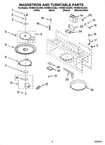 Diagram for YKHMS155LWH2