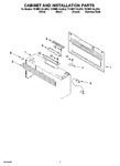 Diagram for 06 - Cabinet And Installation Parts