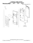 Diagram for 01 - Control Panel Parts